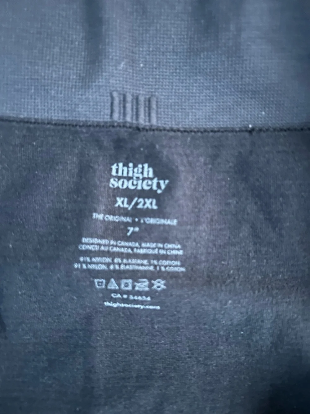 Thigh Society Stretch Pocket  Duo - Navy & Black - Picture 7 of 7